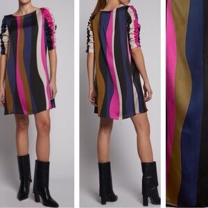 Vilagallo Multicolor Long Sleeve Dress